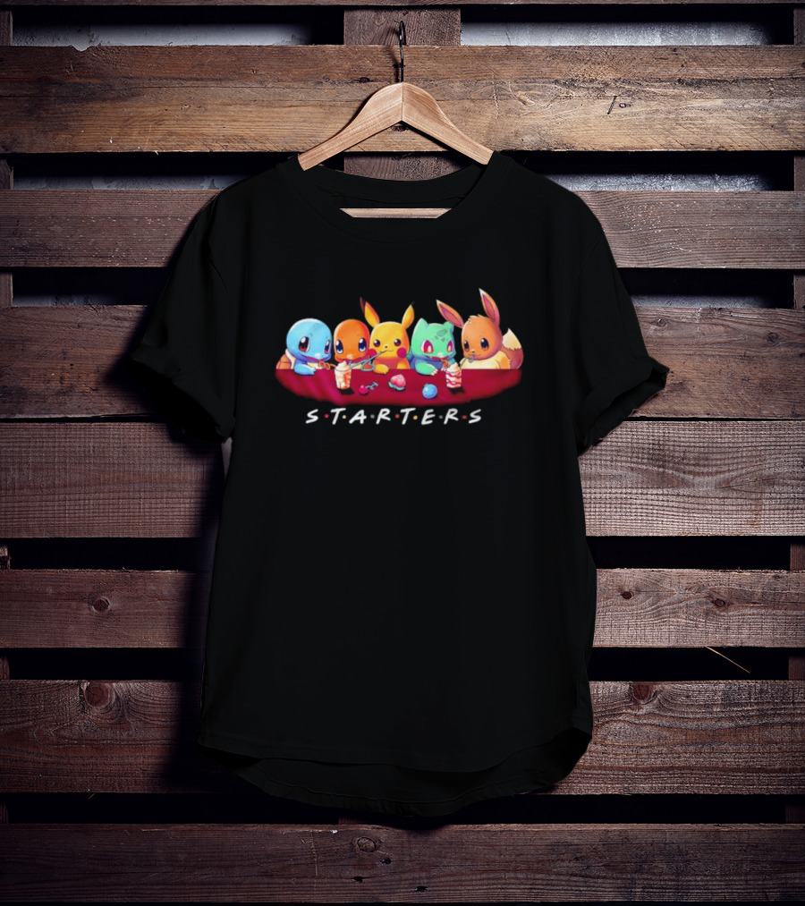 Pokemon Starters S T A R T E R S Friends T-Shirt