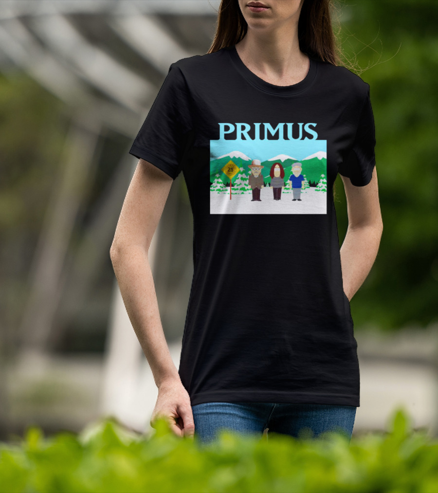 Primus 25 Years South Park Winter Scene T-Shirt