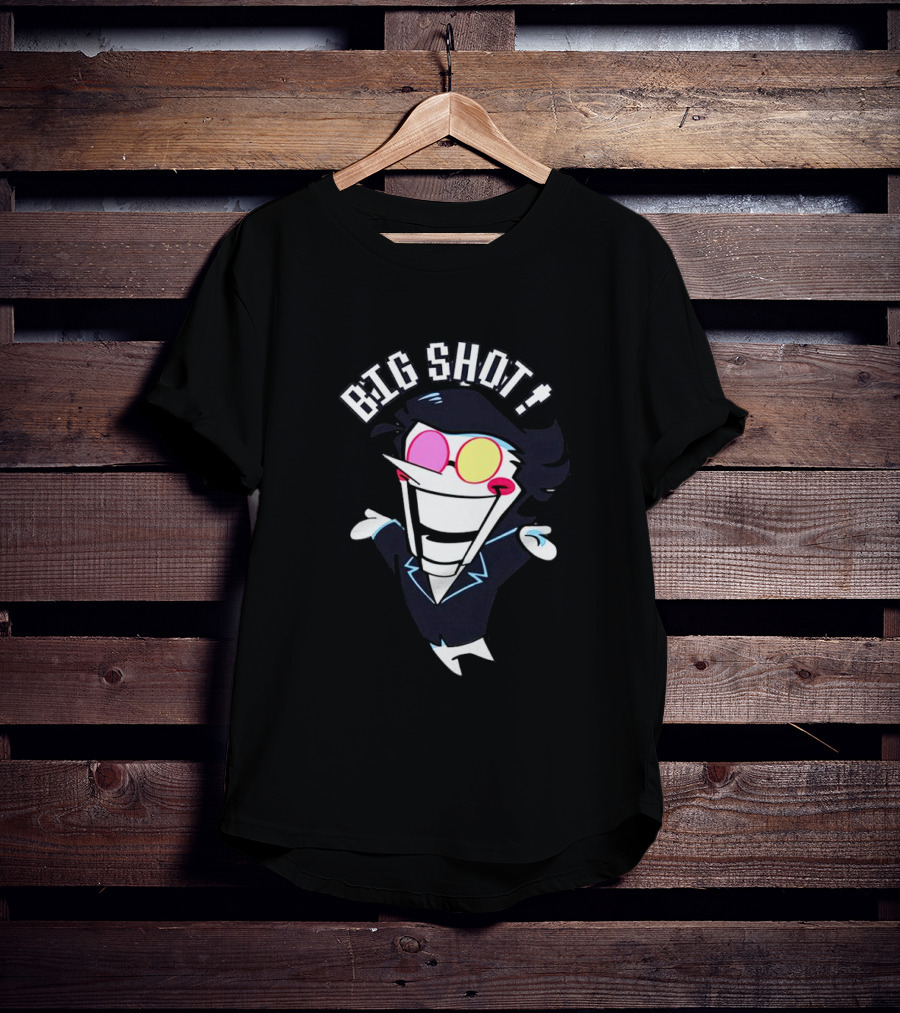 Spamton Big Shot Character With Bold Retro Sunglasses T-Shirt