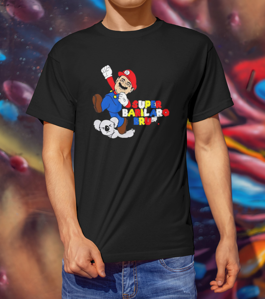 Super Barilaro Bruz Mario Parody Koala T-Shirt