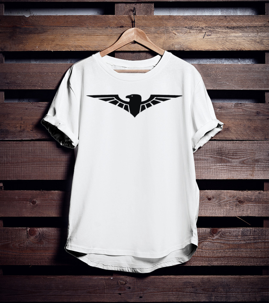 Falcon Wing Icon Black T-Shirt