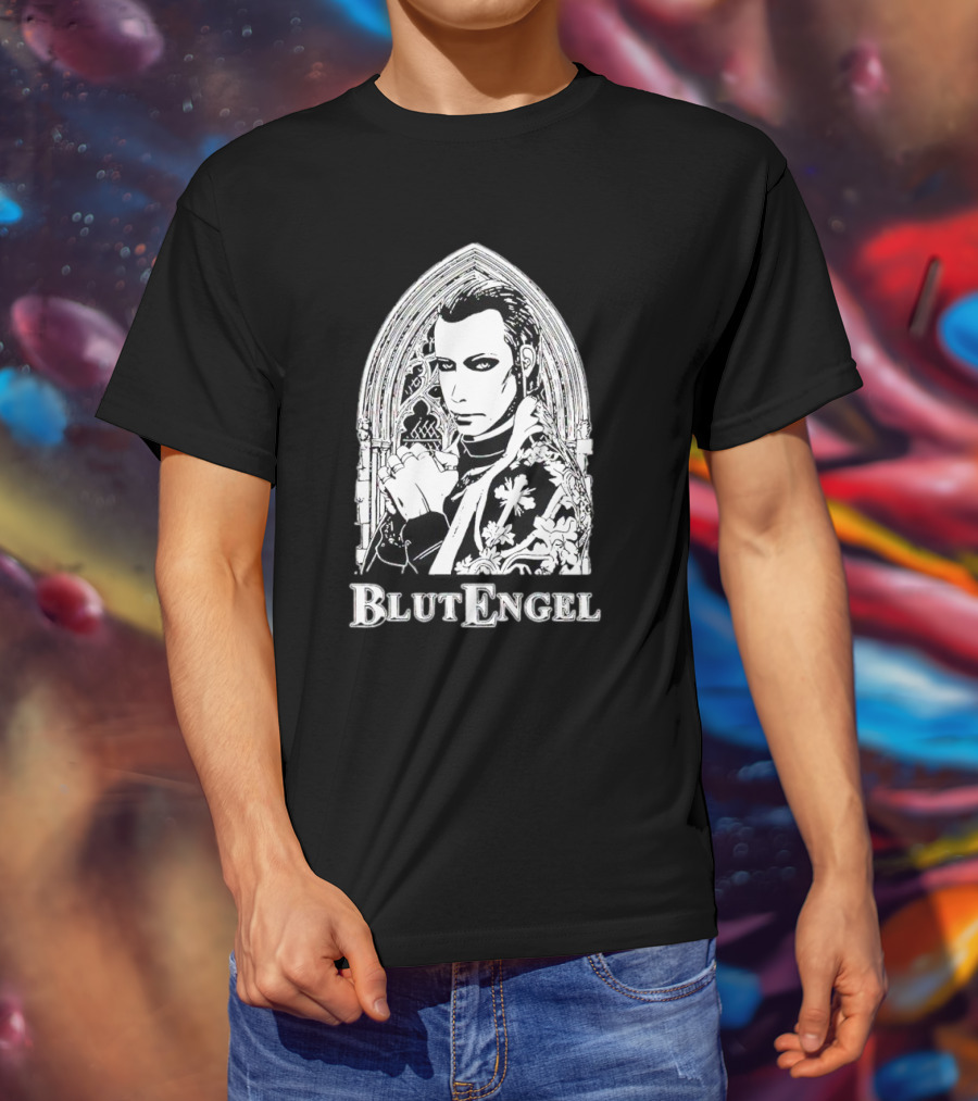 Blutengel Gothic Arch Portrait Chris Paul T-Shirt