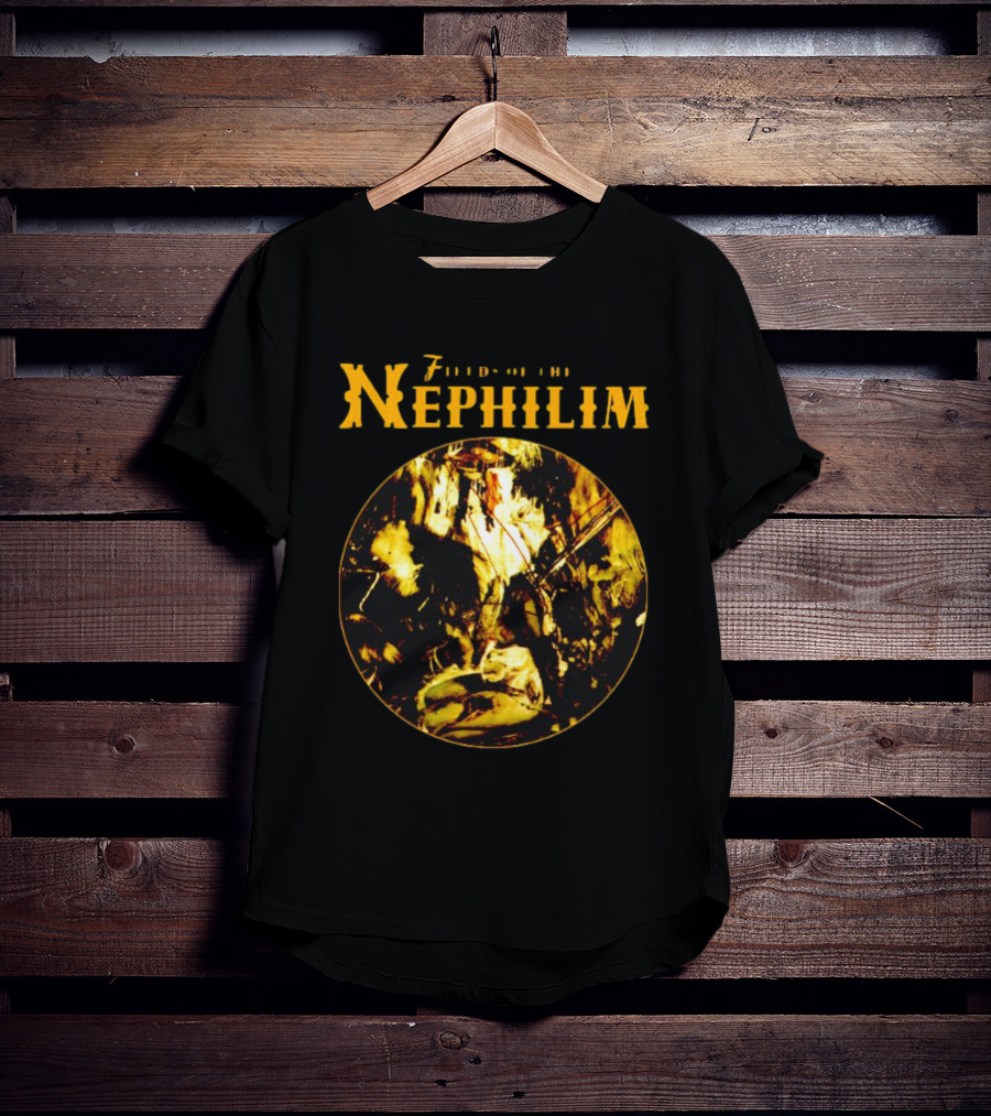 Fields Of The Nephilim Elizium Abstract Circle T-Shirt