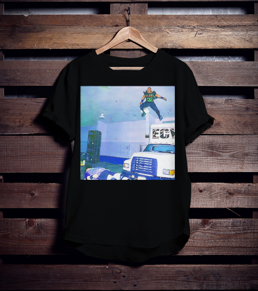 Jerome Young New Jack Flying ECW Truck Arena Scene T-Shirt