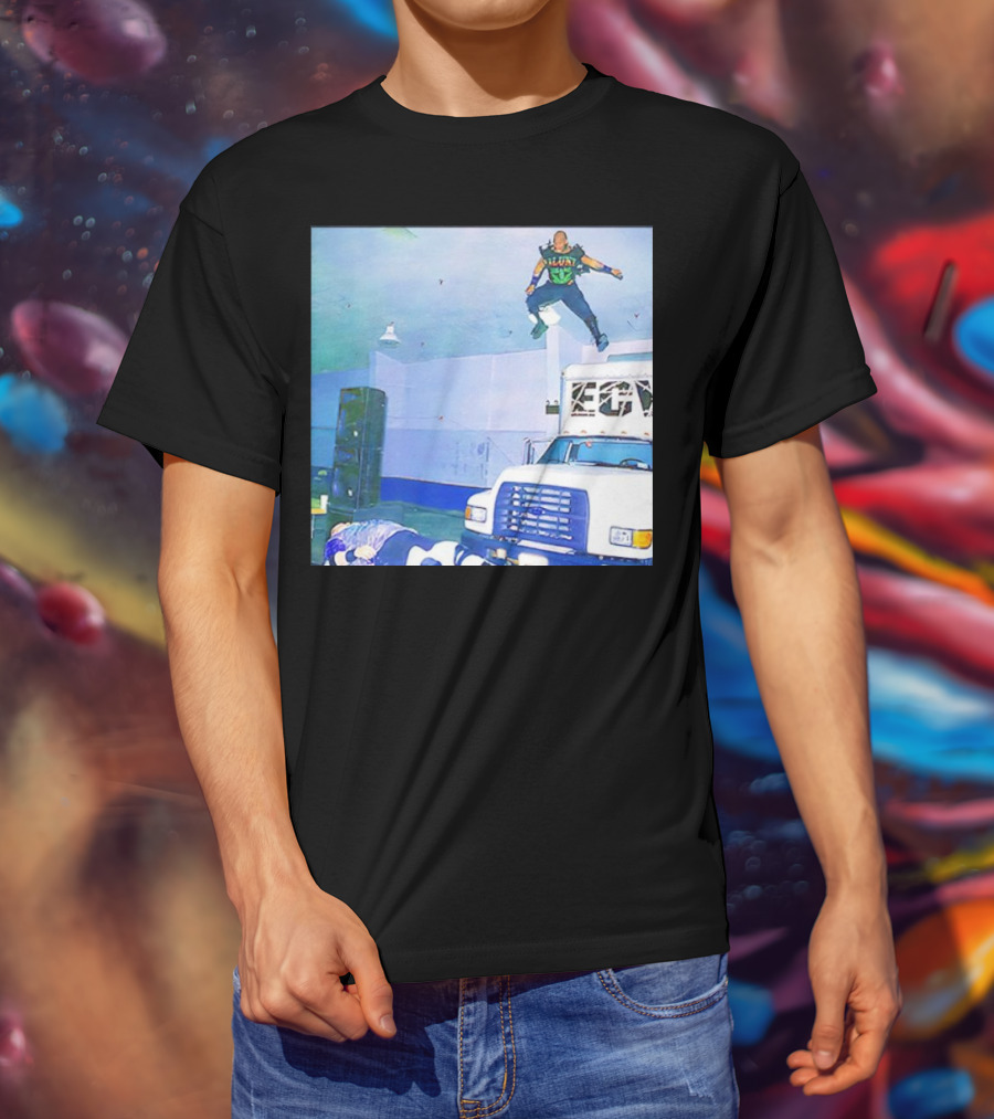 Jerome Young New Jack Flying ECW Truck Arena Scene T-Shirt