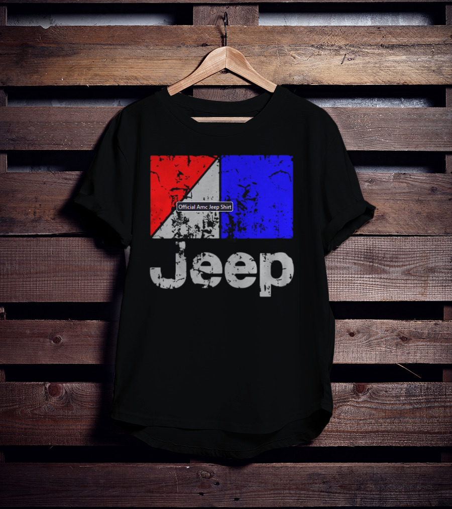 AMC Jeep Red Blue T-Shirt