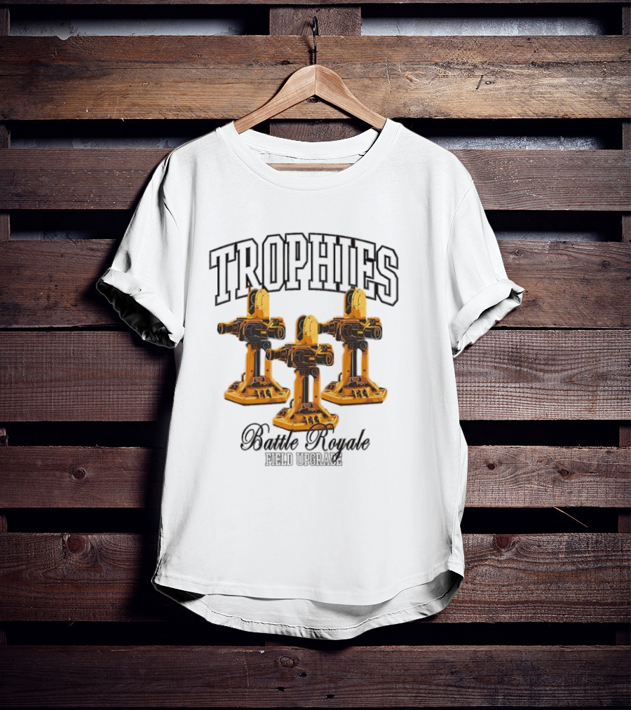 Trophies Battle Royale Field Upgrade Automated Turret Trio T-Shirt