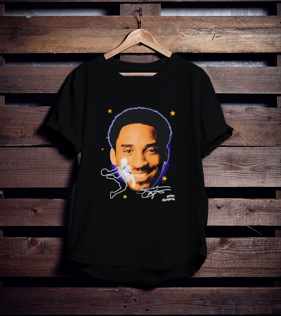 Kobe Bryant Game Changers Starry Big Face T-Shirt