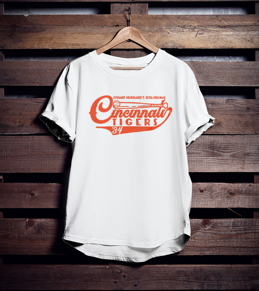 Cincinnati Tigers DeHart Hubbard's Sensational '34 T-Shirt