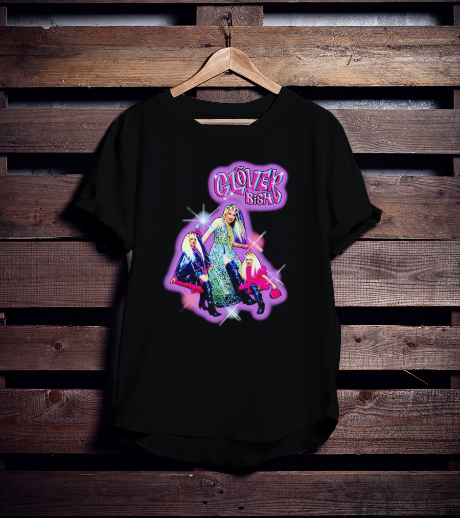 Clover Bish Clover Dollz Shine Glam Trio T-Shirt