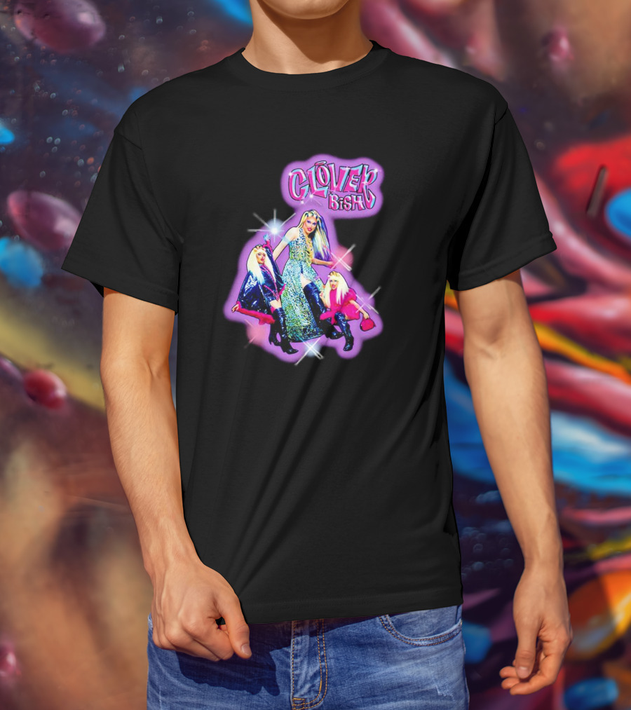 Clover Bish Clover Dollz Shine Glam Trio T-Shirt