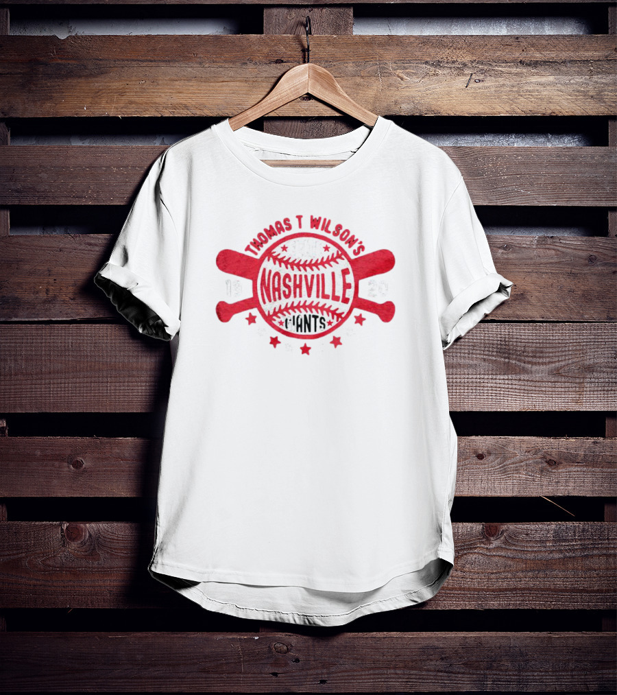 Thomas T. Wilson’s Elite Nashville Giants 1920 Baseball Motif T-Shirt