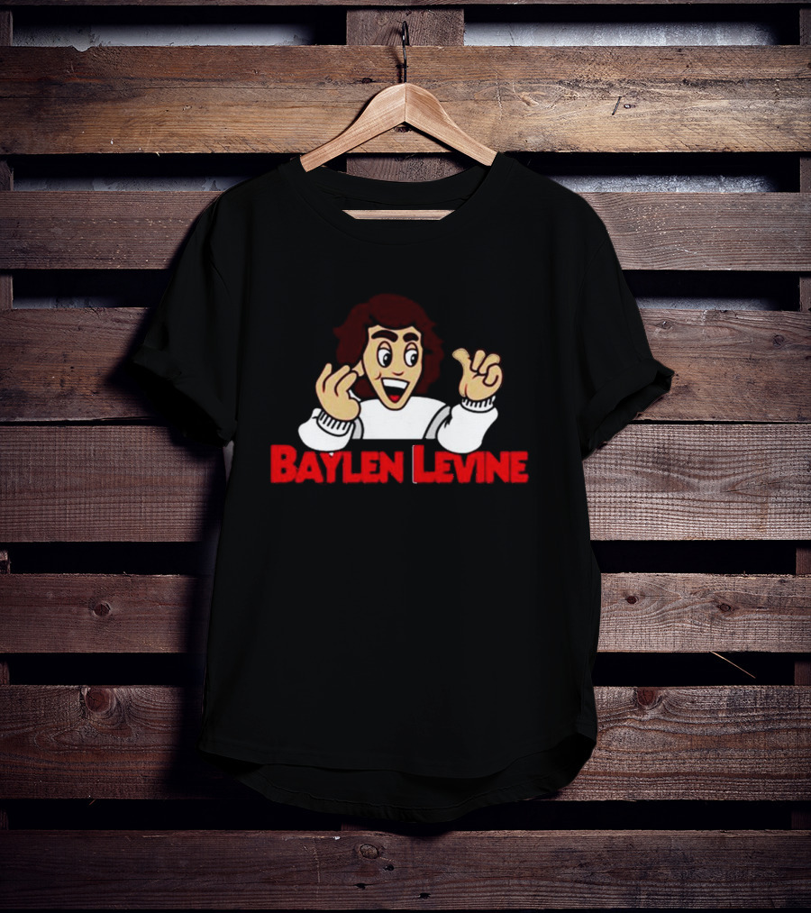 Baylen Levine Cartoon Character Gesture T-Shirt