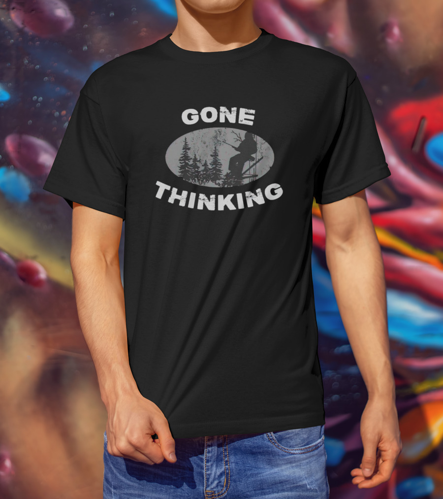 Gone Thinking Forest Wilderness T-Shirt