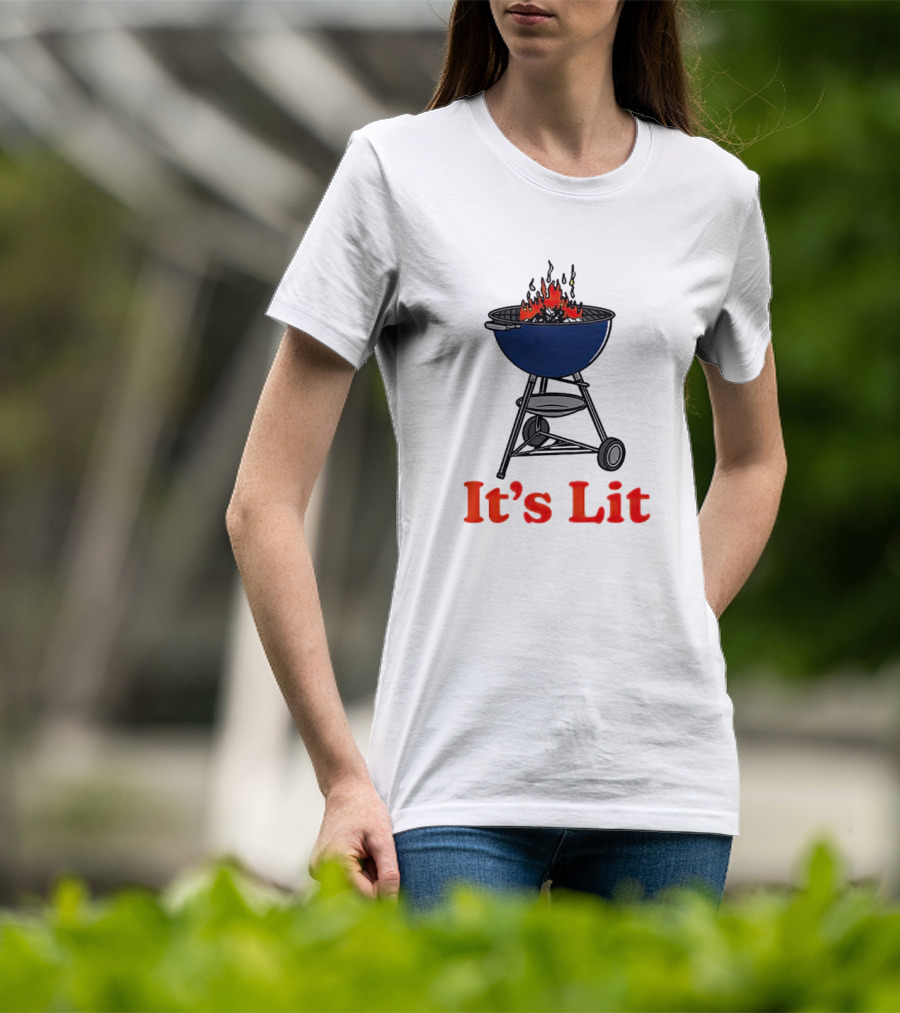 It's Lit Grill Flame Barbecue T-Shirt