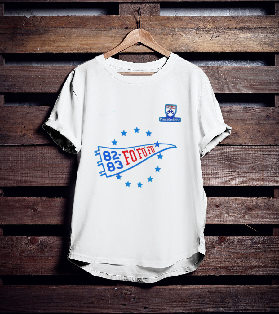 James Harden Philadelphia 76ers 82 83 Fo Fo Fo Penn Medicine T-Shirt