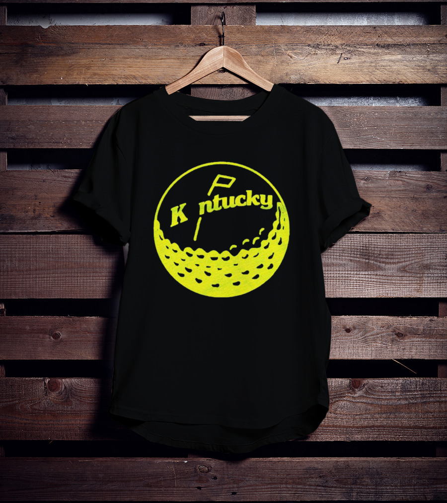Kentucky Golf Ball Logo With Retro T-Shirt