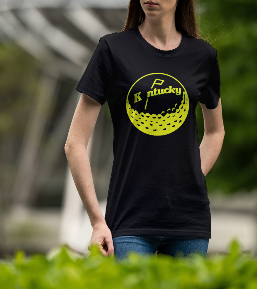 Kentucky Golf Ball Logo With Retro T-Shirt