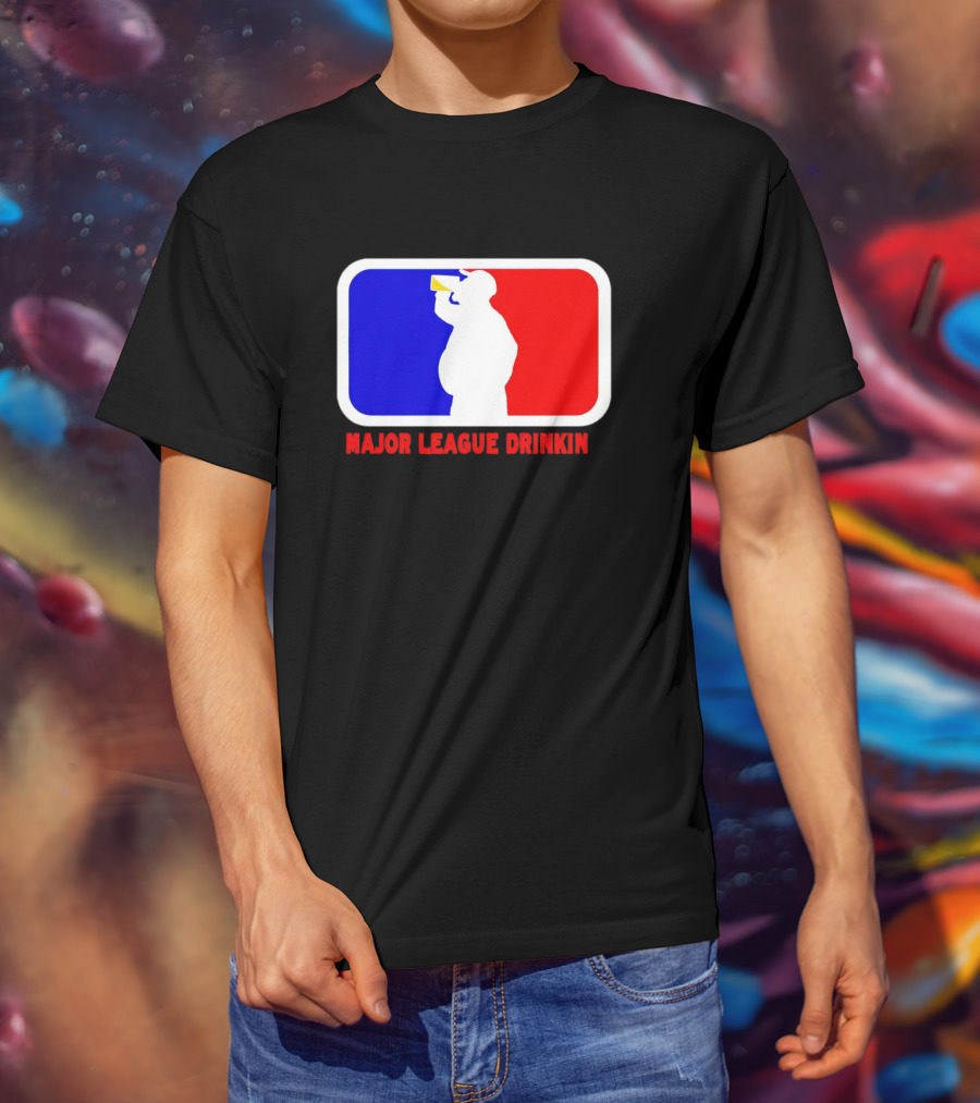 Major League Drinkin Red White Blue T-Shirt