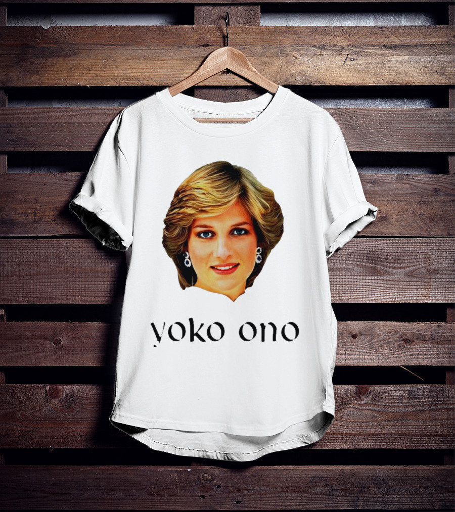 Yoko Ono Diana Iconic Style Fusion T-Shirt