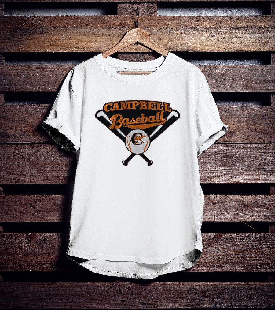 Campbell Baseball Campbell University Baseball Bats T-Shirt