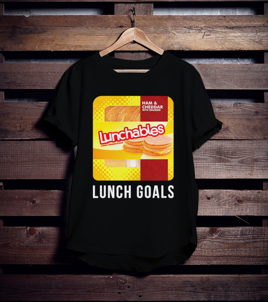 Ham And Cheddar With Crackers Lunchables Lunch Combinations Lunch Goals T-Shirt