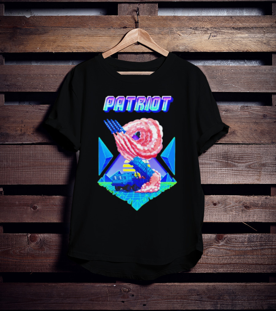 Patriot Retro Futuristic Missile Launcher T-Shirt