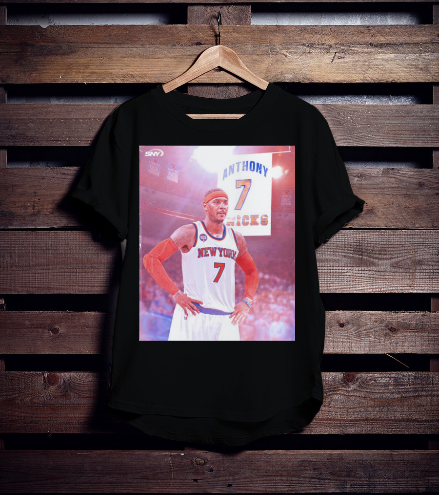 Anthony 7 New York Knicks Basketball Jersey T-Shirt