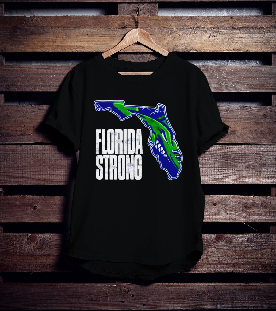 Florida Everblades Florida Strong Map T-Shirt