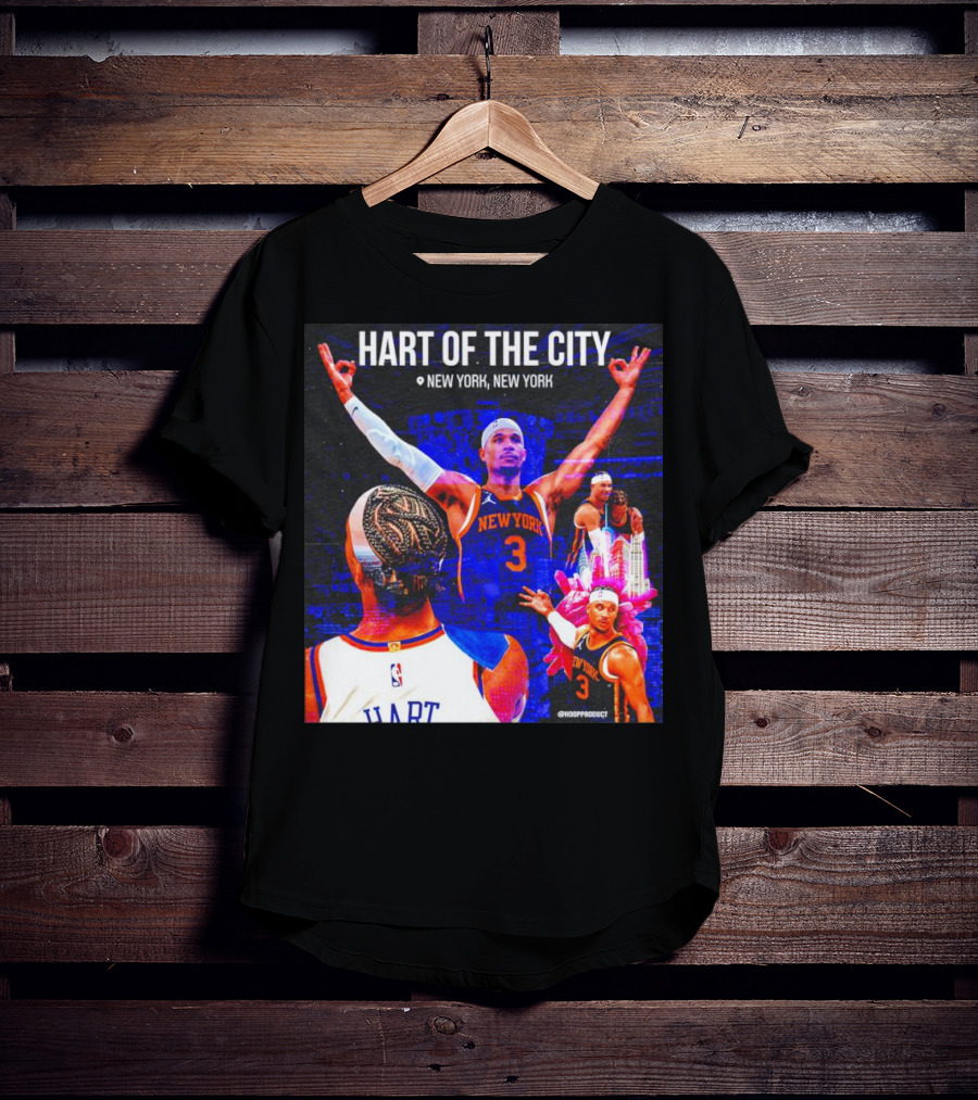 Hart Of The City New York Knicks Josh Hart Basketball NYC T-Shirt