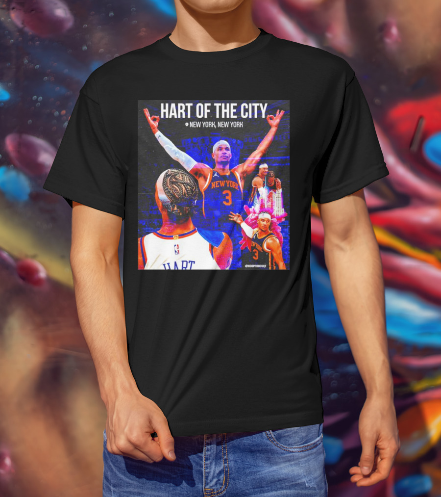 Hart Of The City New York Knicks Josh Hart Basketball NYC T-Shirt