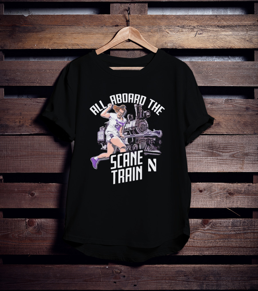 All Aboard The Izzy Scane Scane Train T-Shirt