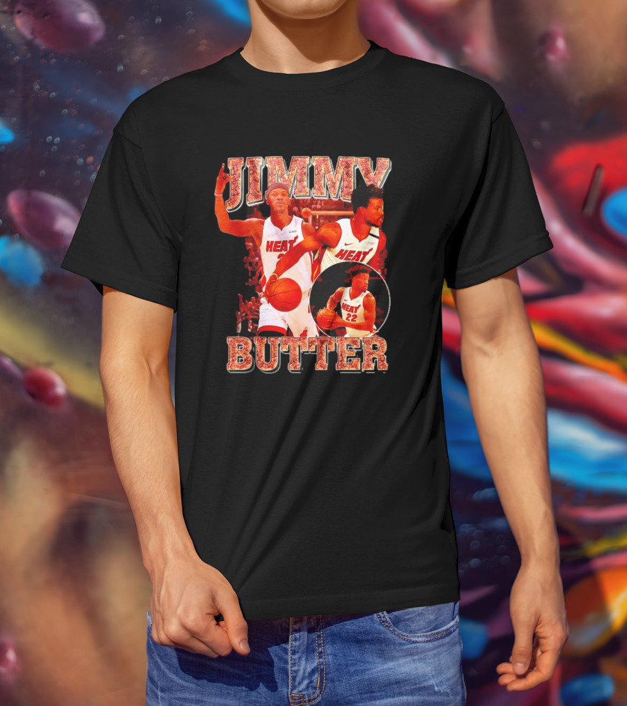 Jimmy Butler Heat Basketball MVP 90s Vintage Bootleg T-Shirt