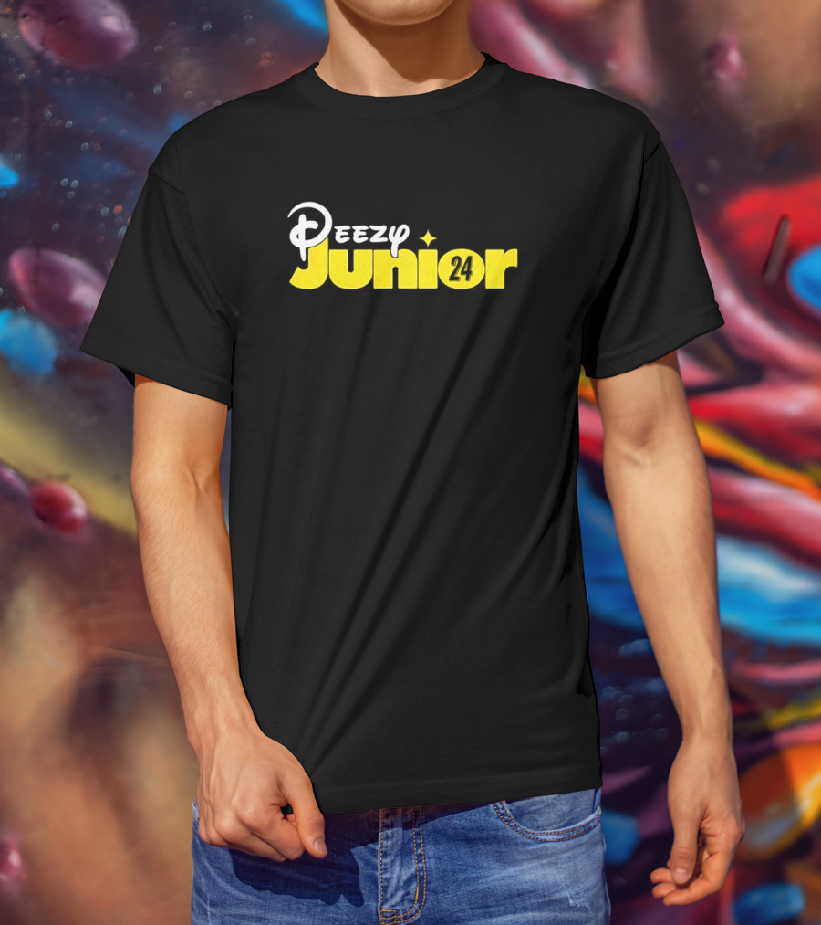 Peezy Junior 24 Disney Style Font T-Shirt