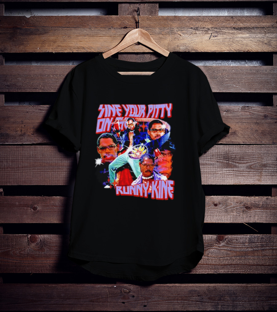 Sine Your Pitty On The Runny Kine Pootie Tang Collage T-Shirt