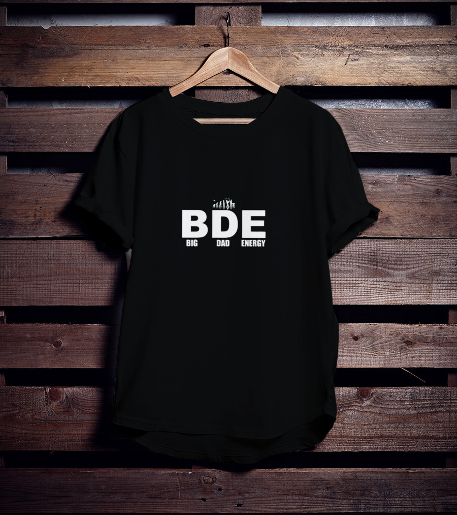 BDE Big Dad Energy Evolution Walking Sequence T-Shirt