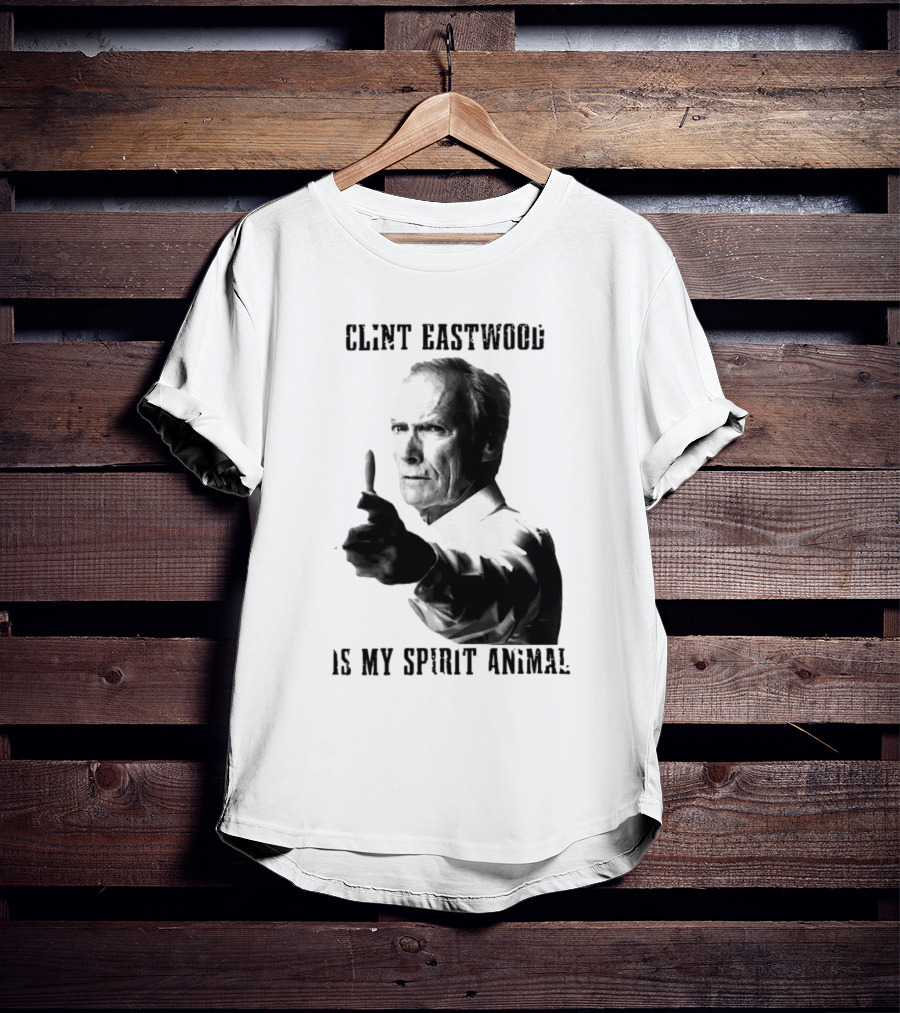 Clint Eastwood Is My Spirit Animal Image T-Shirt