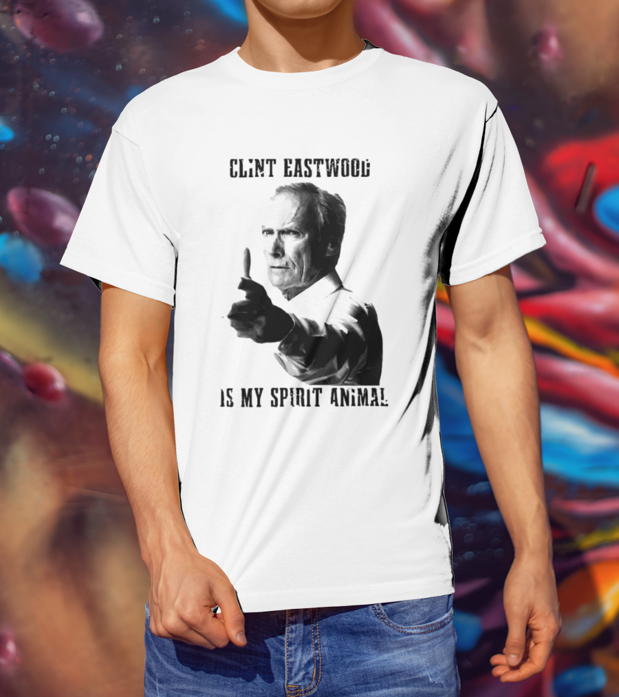 Clint Eastwood Is My Spirit Animal Image T-Shirt