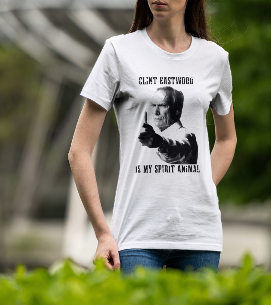 Clint Eastwood Is My Spirit Animal Image T-Shirt