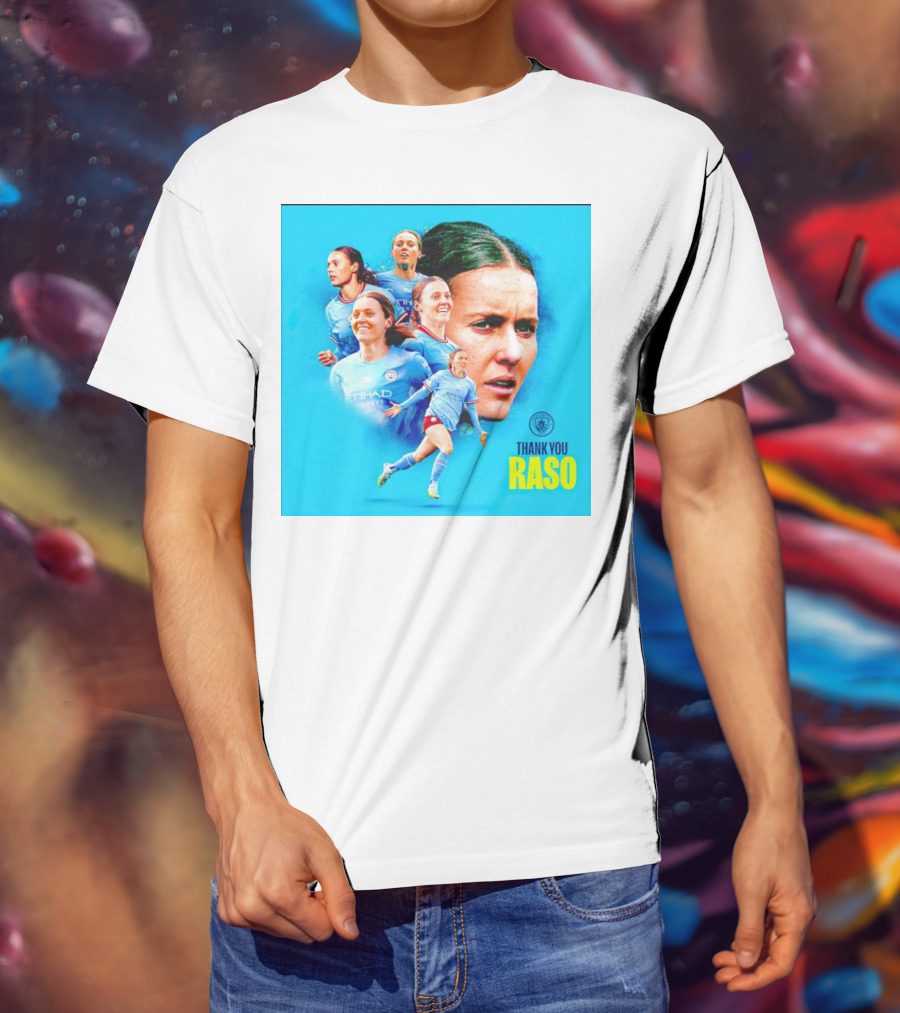 Thank You Raso Hayley Manchester City Etihad T-Shirt