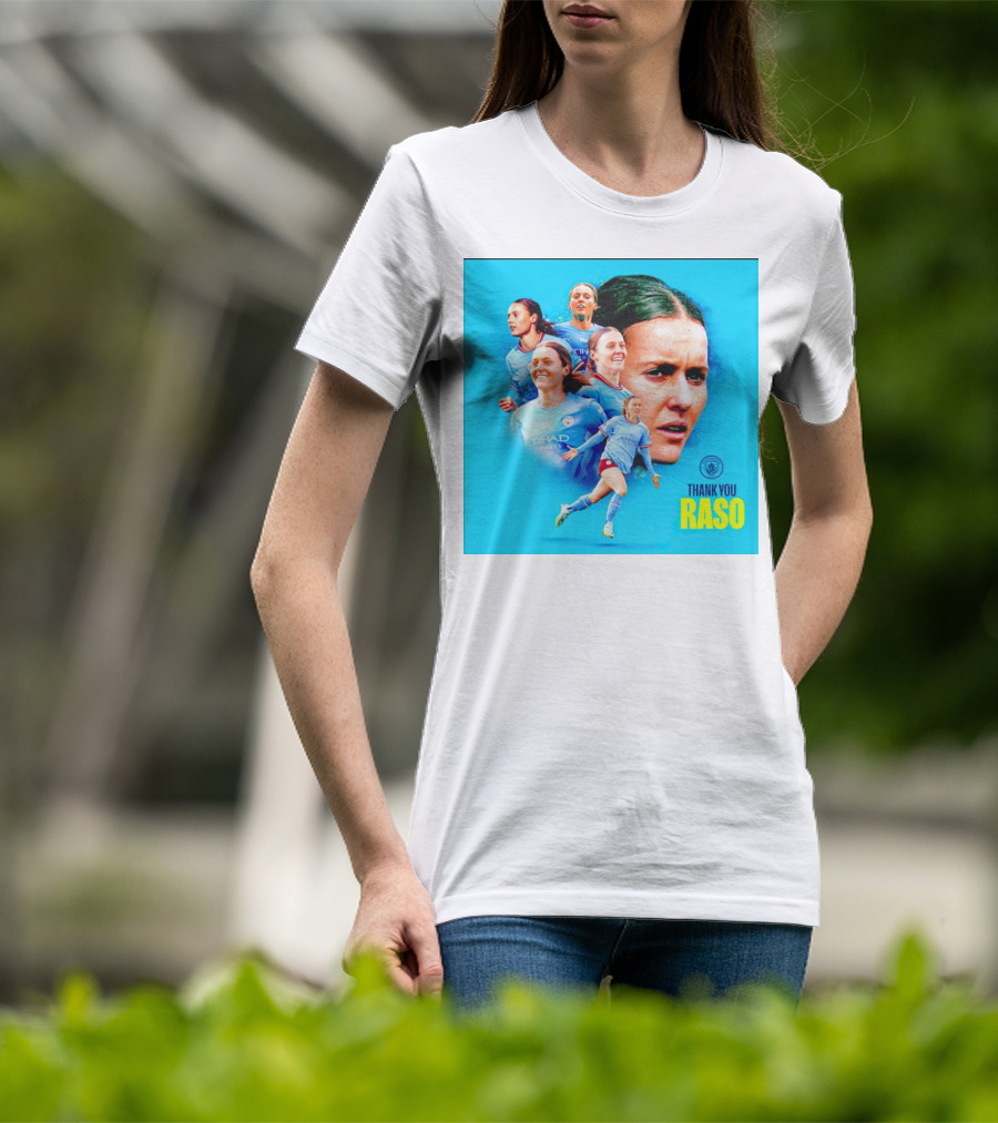 Thank You Raso Hayley Manchester City Etihad T-Shirt