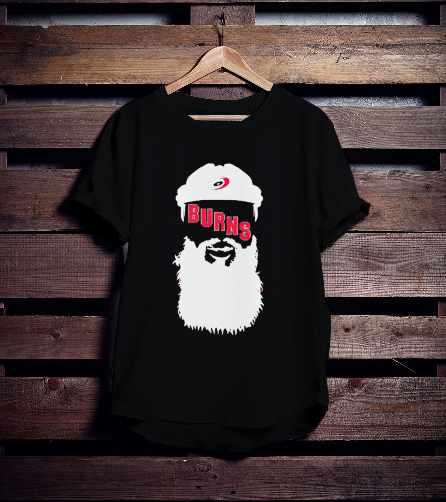 Carolina Hurricanes Brent Burns Hockey Bearded T-Shirt