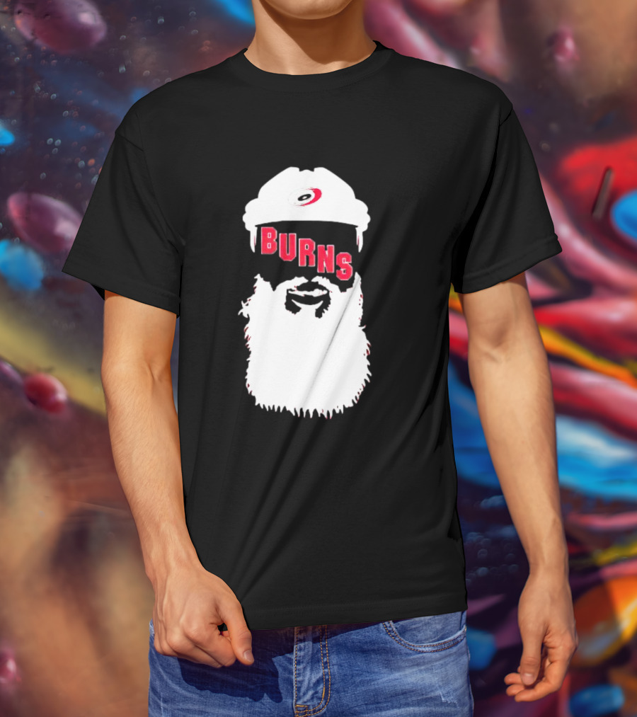 Carolina Hurricanes Brent Burns Hockey Bearded T-Shirt