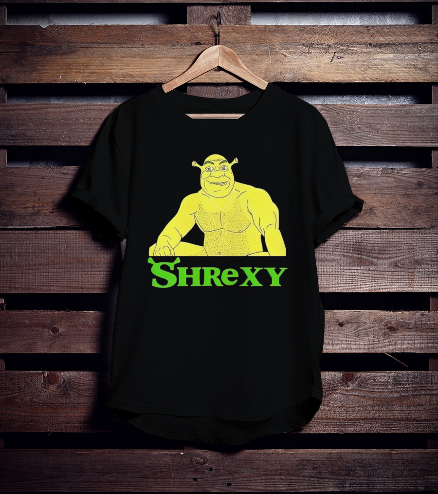 Shrek Shrexy Funny Ogre Meme T-Shirt