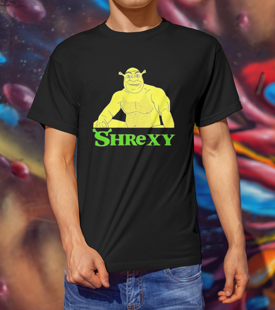 Shrek Shrexy Funny Ogre Meme T-Shirt