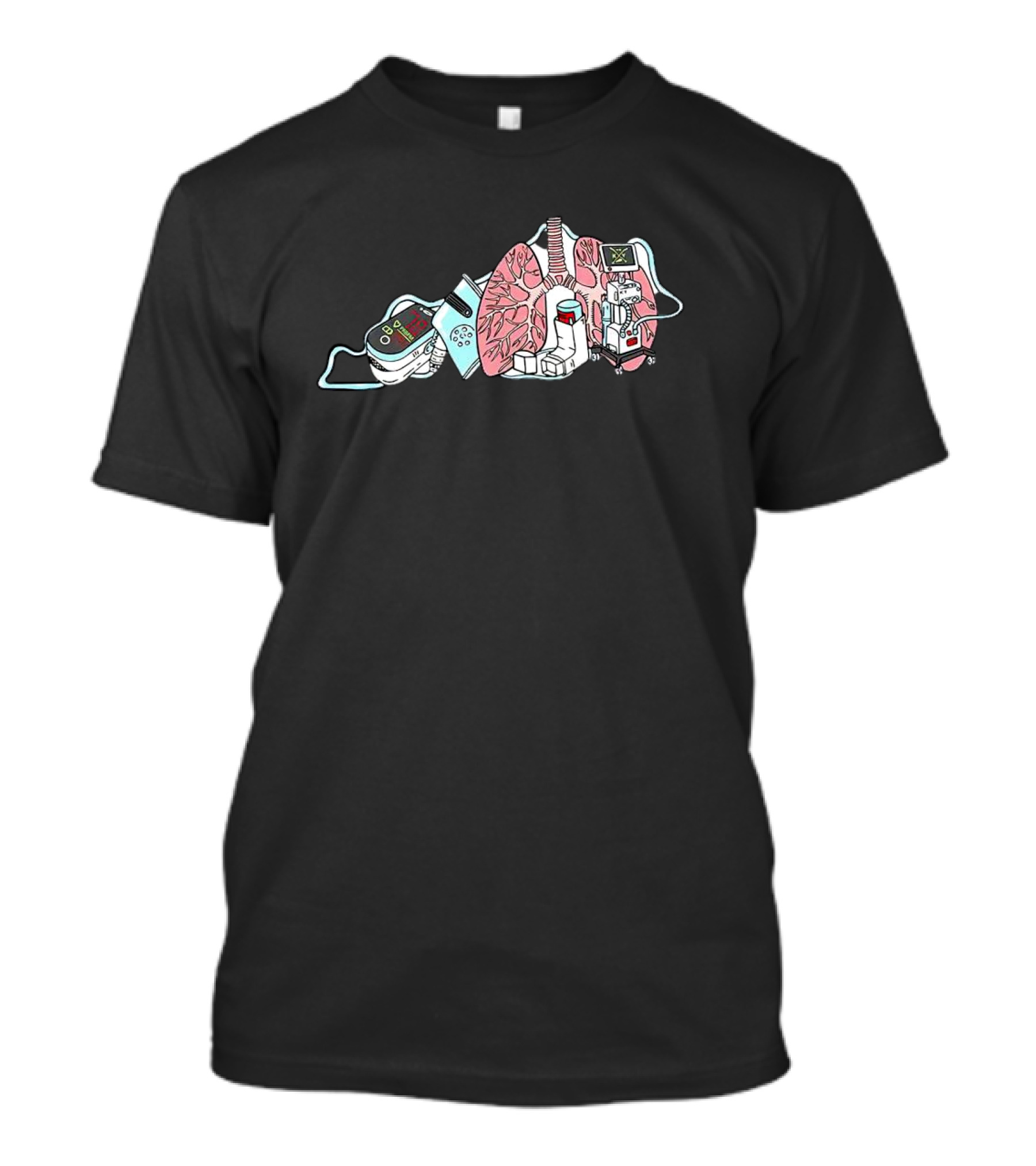 The Kentucky Respiratory Anatomy Machine Elements T-Shirt