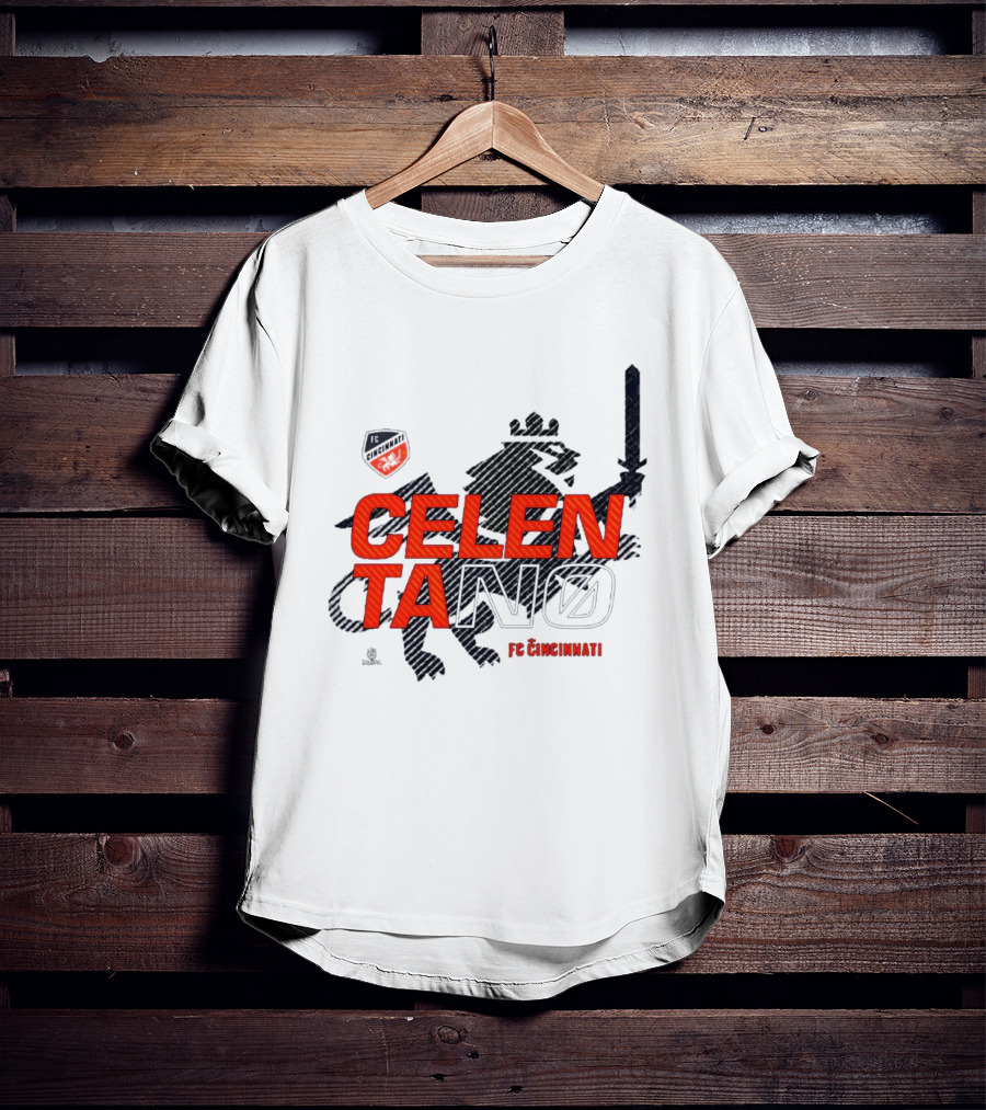 Celentano FC Cincinnati Lion Shield T-Shirt
