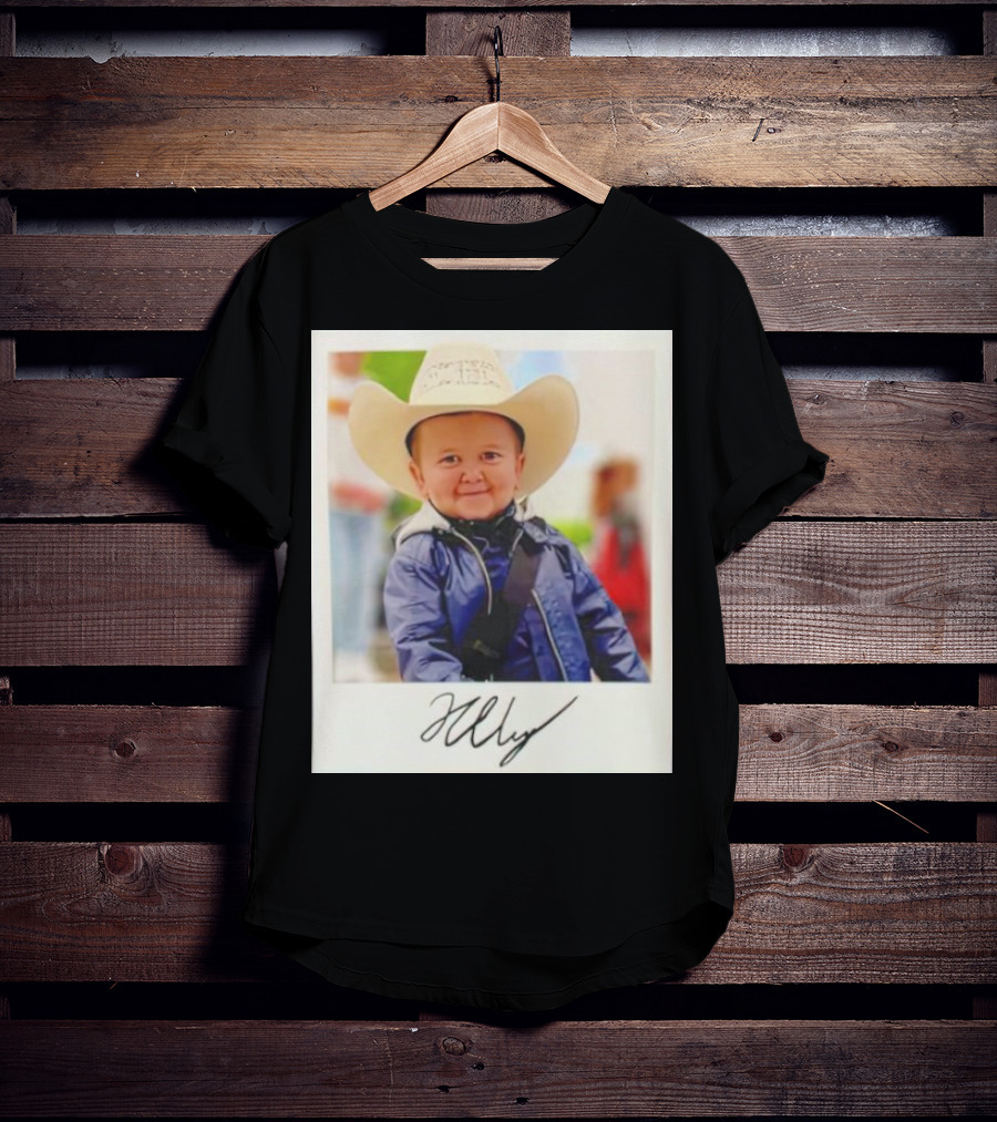 Hasbulla Magomedov Cowboy Polaroid Signature Image T-Shirt