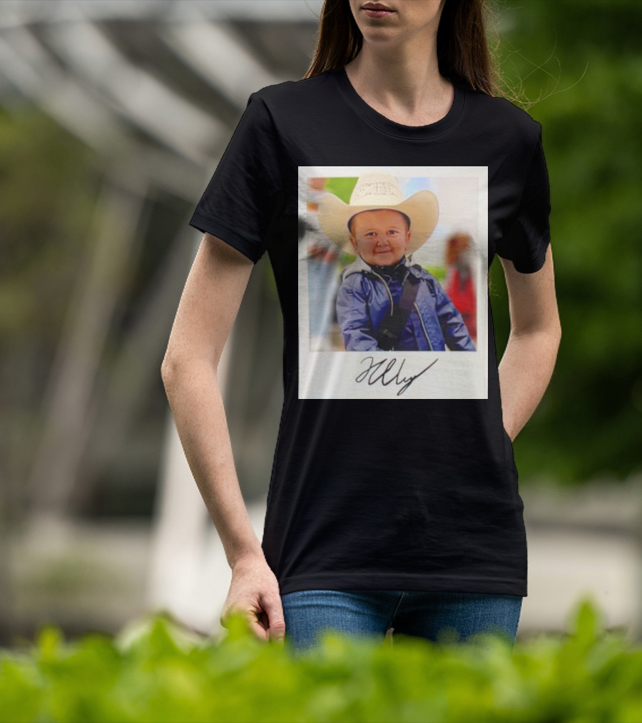 Hasbulla Magomedov Cowboy Polaroid Signature Image T-Shirt