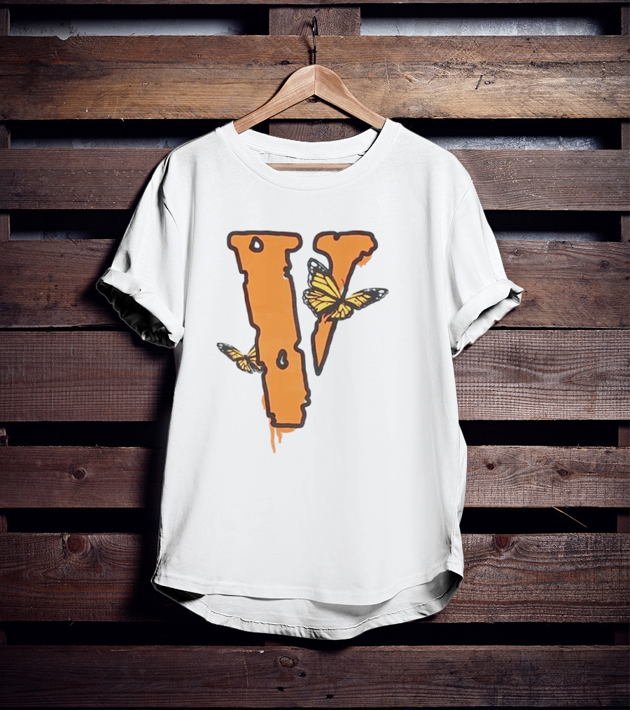 Legends Never Die Vlone Butterfly Logo V T-Shirt
